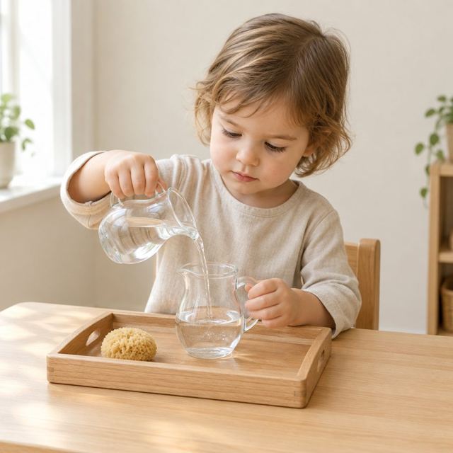Pouring tray