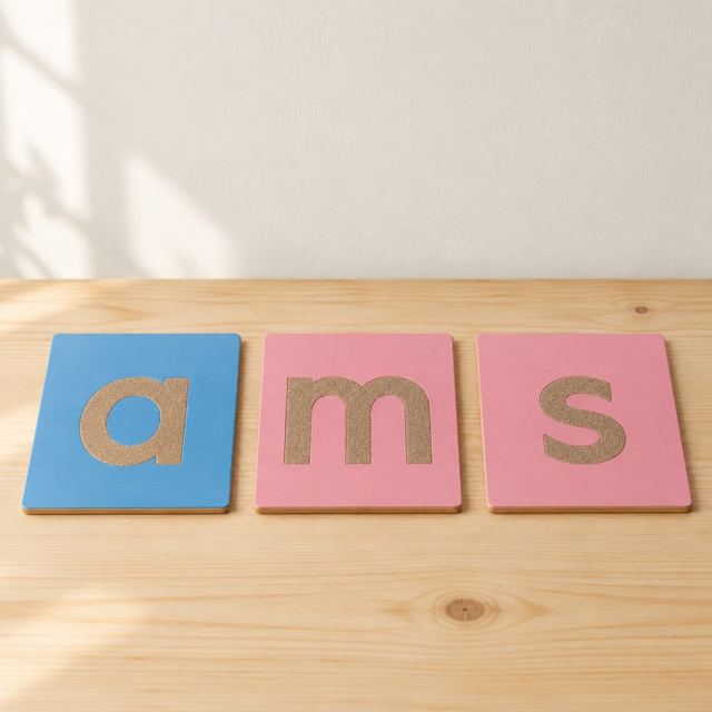 Sandpaper letters